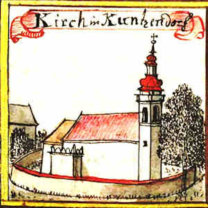 Kirch in Kuntzendorf - Kościół, widok ogólny